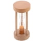 thumbnail image 5 of Reloj de arena de madera de 3 minutos, reloj de arena naranja, temporizador, mesa, decoración de escritorio, 5 of 7