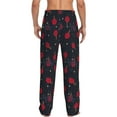 thumbnail image 3 of Daiia Ping Pong Men's Sleep Pant with Pockets and Drawstring,Pajama Pants-X-Large, 3 of 9