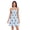 Indigo Damask Wallpaper Design, variant on Summer Dresses for Women Strapless Casual Beach Cover Ups Indigo Ornate Floral Tube Top Sundress