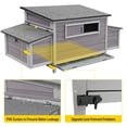 thumbnail image 5 of Aivituvin Wooden Chicken Coop Large Chicken House Outdoor for Duck Quail Hen Cage with 2 Nesting Boxes, 5 of 11