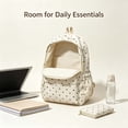 thumbnail image 6 of Women's Polka Dot Backpack Casual Large Capacity Nylon Daypack for School Campus Commute Travel Weekend (Khaki), 6 of 6
