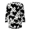 thumbnail image 6 of Ruimatai Women's Casual 3/4 Sleeve Round Neck Top Blouse Soft Stretch Comfortable Everyday Wear Fashion Shirt, 6 of 8