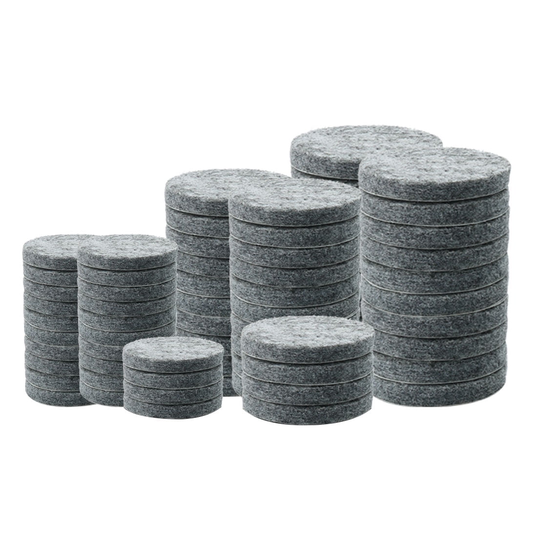 Unique Bargains 64pcs Felt Furniture Pads Round Floor Protector for Closet Table Legs Feet Walmart