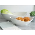 thumbnail image 5 of 10 Strawberry Street Whittier 16" Canoe Serving Bowl, White, 5 of 5