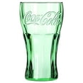 thumbnail image 2 of Set of 2 Classic Coke/Coca Cola Glasses 17 ounces-hint of green glass is beautiful and feels good in the hand, 2 of 2