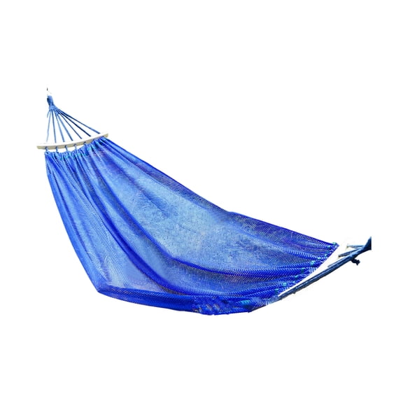 Unique Bargains 1 Pc Durable Hammock for Outdoor Blue 114.18" Length