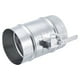 thumbnail image 1 of Damper de retroceso Uxcell con manga, 4 pulgadas, manija de ajuste de damper de ramificación de conducto de aire de metal galvanizado, 1 of 6