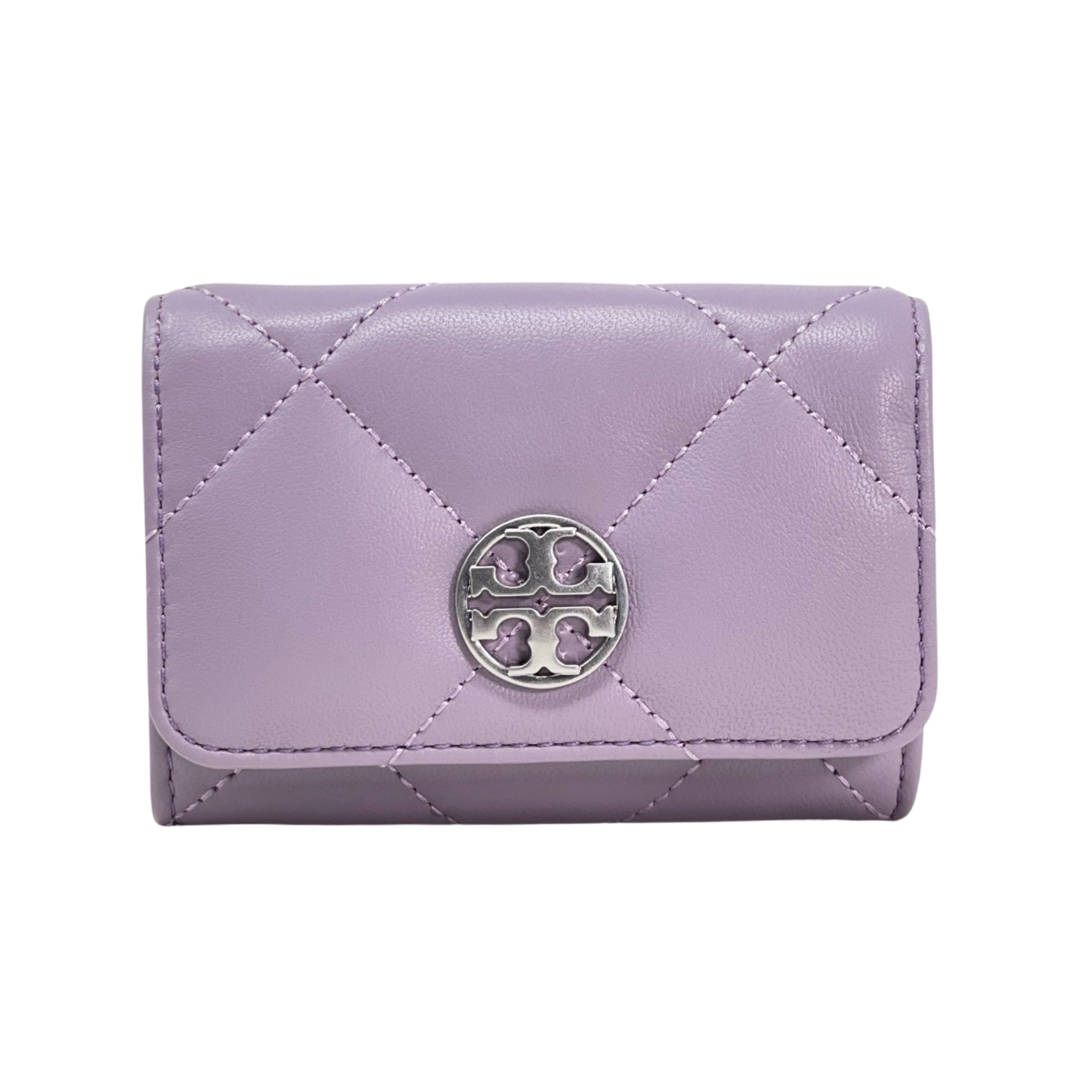 Tory Burch Emerson Saffiano Leather Zip Card Case (Yarrow