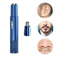 thumbnail image 4 of Cortadora de para y oídos, carga USB, , portátil, para hombres Azul shamjiam Recortador de pelo de nariz, 4 of 9