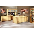thumbnail image 4 of Mayline ABD7242LMA 72 in. Aberdeen Series Bow Front Desk - Maple - 29.5 x 72 x 42 in., 4 of 5