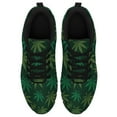 thumbnail image 2 of Marijuana Shoes Womens Mens Road Running Shoes Tennis Walking Sneakers Black Size 5, 2 of 5