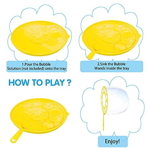 Joyin 23 PCS Bubble Wand Set, Big Bubbles for Kids Outside Blowing Bubble Maker, Nice Bubb JOYIN JOYIN