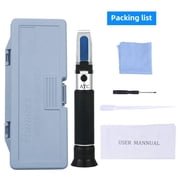 3-in-1 Honey Refractometer Honey Moisture Brix Baume 58-90% Brix Scale Range Honey Water Tester