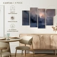 thumbnail image 5 of Elephant Stock Foggy Dew Wall Art - Horizontal Multi Panel Canvas - Living Room Wall Decor - Abstract Multi Panel - Gray And Beige Decor By Annette Schmucker - 75" x 48", 5 of 8