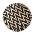 thumbnail image 1 of Cesta de pared tejida colgante, decoración única, arte de pared, cesta de algas marinas, plana, rústica 30 cm estilo B, 1 of 9
