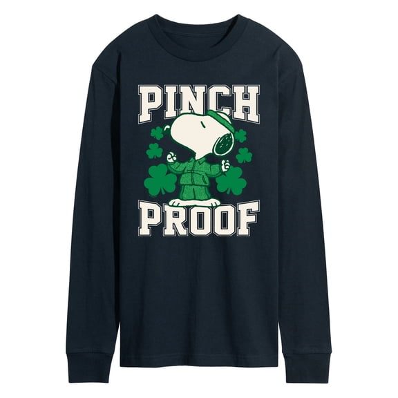 Peanuts - Pinch Proof Snoopy - Men's Long Sleeve Graphic T-Shirt