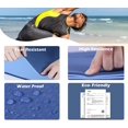 thumbnail image 5 of UMINEUX Extra Wide Yoga Mat 1/4" Thickness TPE Yoga Mats Non Slip, Navy Blue, 5 of 8