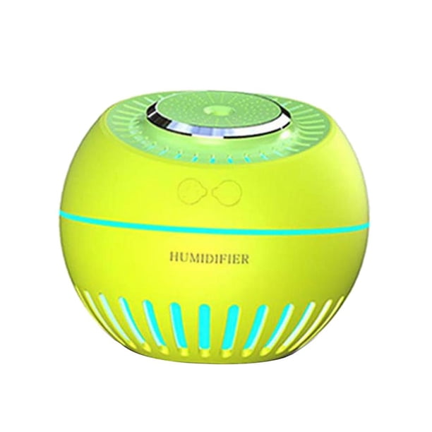 Nuevo LED Humidificador de lámpara USB Purificador De Difusor De Aire Amarillo