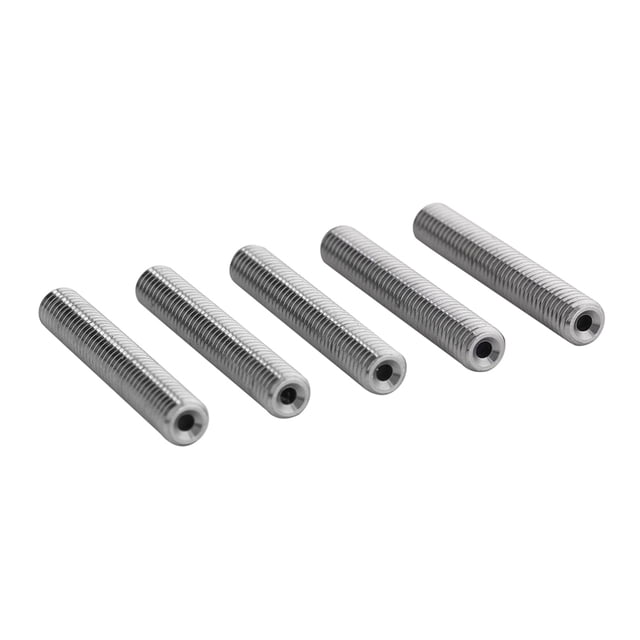 Accesorio De Tubo De PTFE De Garganta De Boquilla De 5 Uds Para Impresora 3D, Acero Inoxidable M6, Filamento De 1,75mm, Paso Fluido De Filamento