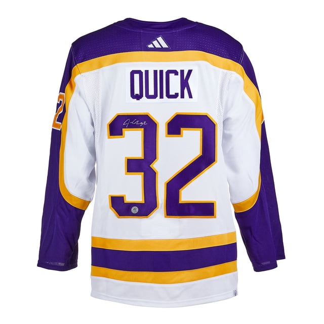 Jonathan Quick Signed Los Angeles Reverse Throwback 2.0 Authentic Hockey Jersey