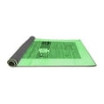 thumbnail image 2 of Ahgly Company Indoor Rectangle Solid Emerald Green Modern Area Rugs, 2' x 4', 2 of 4