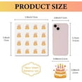 thumbnail image 2 of 128Pcs Birthday Reminder Stickers Cake Planner Sticker Decals Self-Adhesive Waterproof Helmet Sticker Round Dot Decal Bulk for Scrapbooking Craft Calendar Water Bottles Laptop 2.5cm, 2 of 9