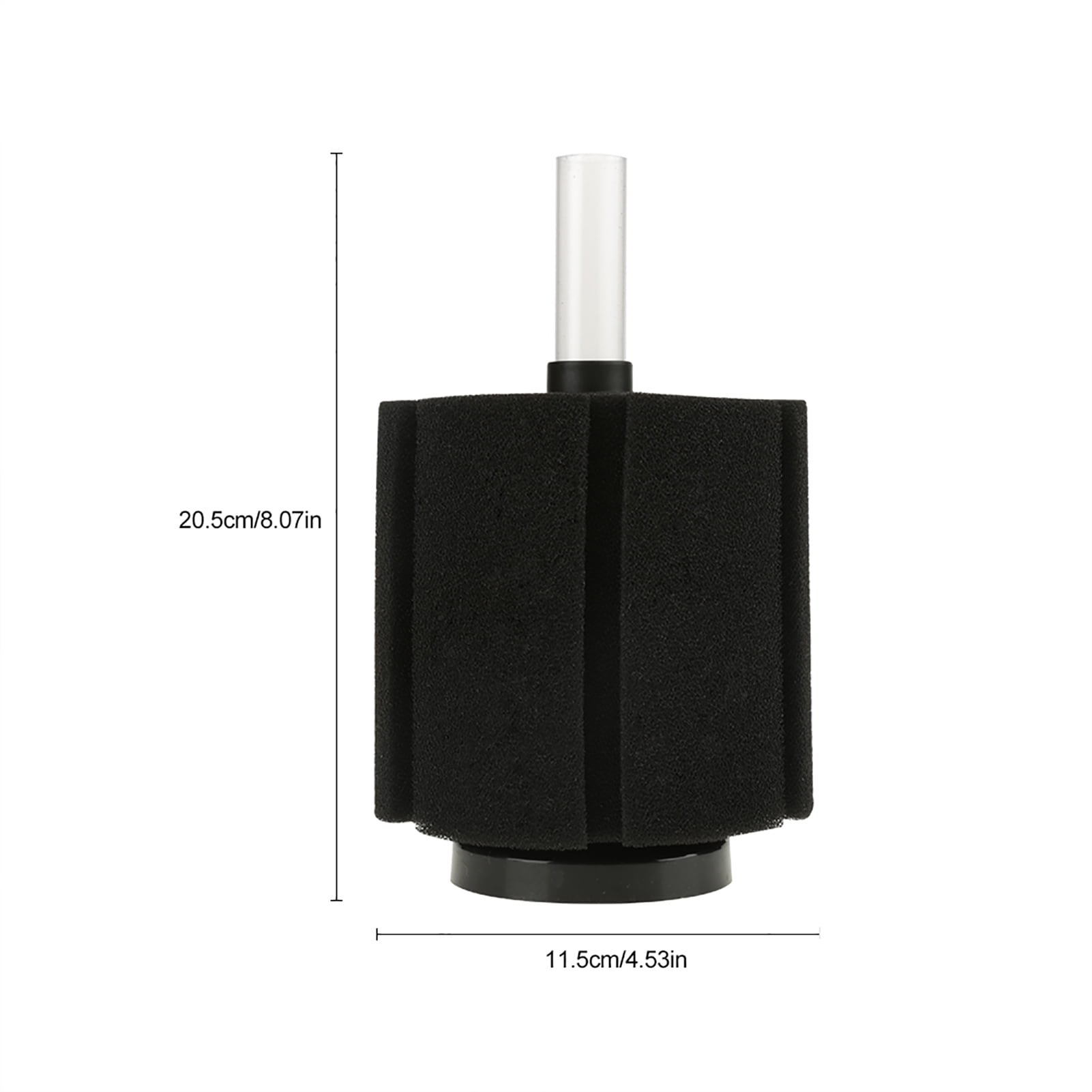 Suodoka 4PCS Aquarium Sponge Filter for Fish Tank Betta Aquarium Efficient Biological Filtration System 11.4 inches / 29 cm Height for Crystal Clear Water and Healthy Fish Environment