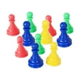 thumbnail image 1 of MasteelfCA 64pcs Plastic Chessman 8 Color Board Game Replacement Chess Pieces Accessories, 1 of 7