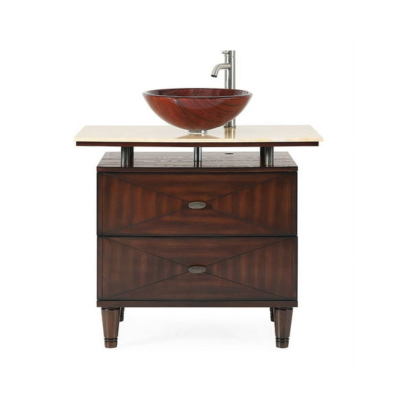 36''Valentina Vessel Sink Bathroom Vanity