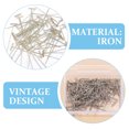 thumbnail image 3 of HEALEEP 200pcs Small Metal Hairpin For Crafting Wig Making Accessories Silver, 3 of 7