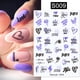 thumbnail image 4 of Calcomanías adhesivas para decoración de uñas, 8 hojas coloridas, suministros para uñas, varios estilos, 9,8*6,8 cm, 4 of 5