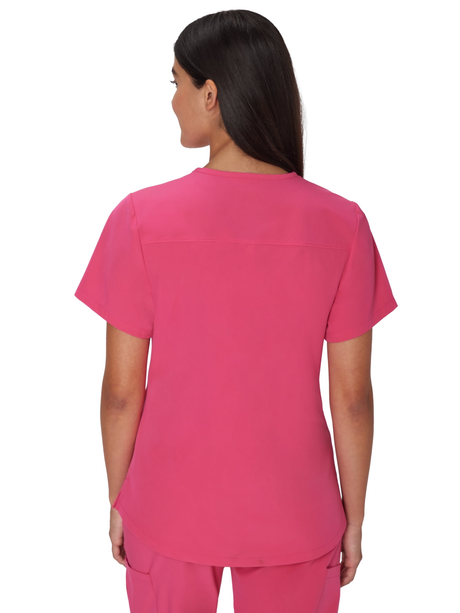 Hanes Womens Scrubs V-Neck Scrub Top, Comfort Fit, 2 Pockets, Sizes XS-3XL