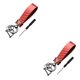 thumbnail image 1 of Llavero de cuero Scienceny Desmontable Reutilizable Lavable color Sólido Anti-perdida con Destornillador Rojo, 1 of 6