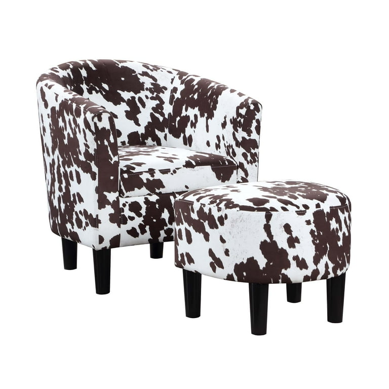 Animal print chairs and ottomans sale
