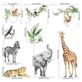 thumbnail image 4 of Adhesivos de pared Supzone Jungle Safari con animales para decoración de habitación infantil, 4 of 8