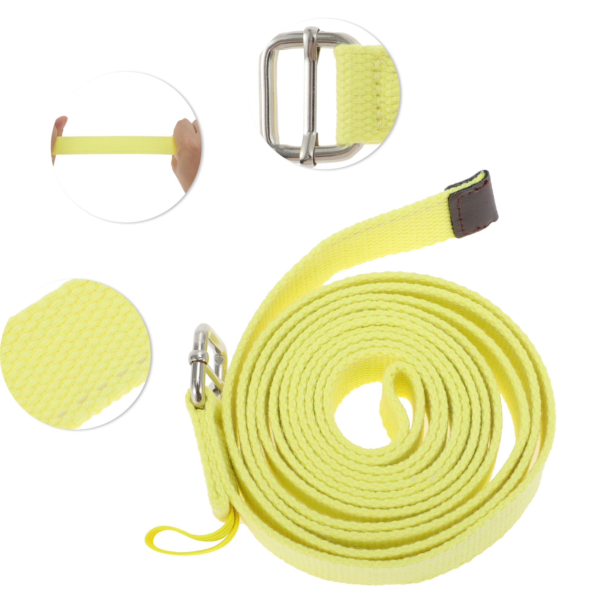 Unique Bargains 1pc Women Yoga Stretch Band 70.87 Length Yellow