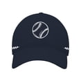 thumbnail image 2 of WCJM Silver cotton Washed Baseball Pattern With Printed Baseball Caps On Both Sides, 2 of 5