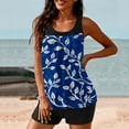 thumbnail image 5 of DPTALR Women Conservative Print Strappy Back Set Two Piece Swimsuits Swimdress, 5 of 5