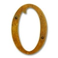 thumbnail image 1 of 4 in. Brass House Number No.0, Architectural Bronze - Honey, 1 of 1