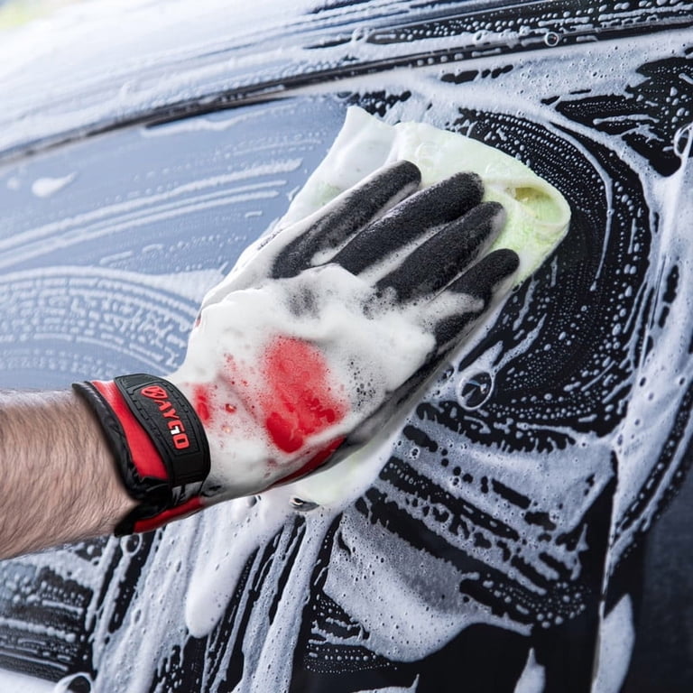 KAYGO Waterproof Insulated Thermal Work Gloves, Red photo 3