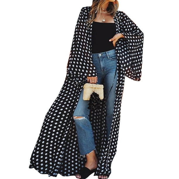 long sleeve chiffon cardigan
