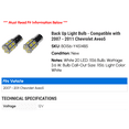 thumbnail image 2 of Back Up Light Bulb - Compatible with 2007 - 2011 Chevy Aveo5 2008 2009 2010, 2 of 2