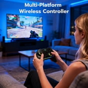 ISHAKO PC Controller, with 1000Hz Polling Rate, Hall Effect Joystick and Trigger, Controller for PC, Android/iOS/Mac/Steam
