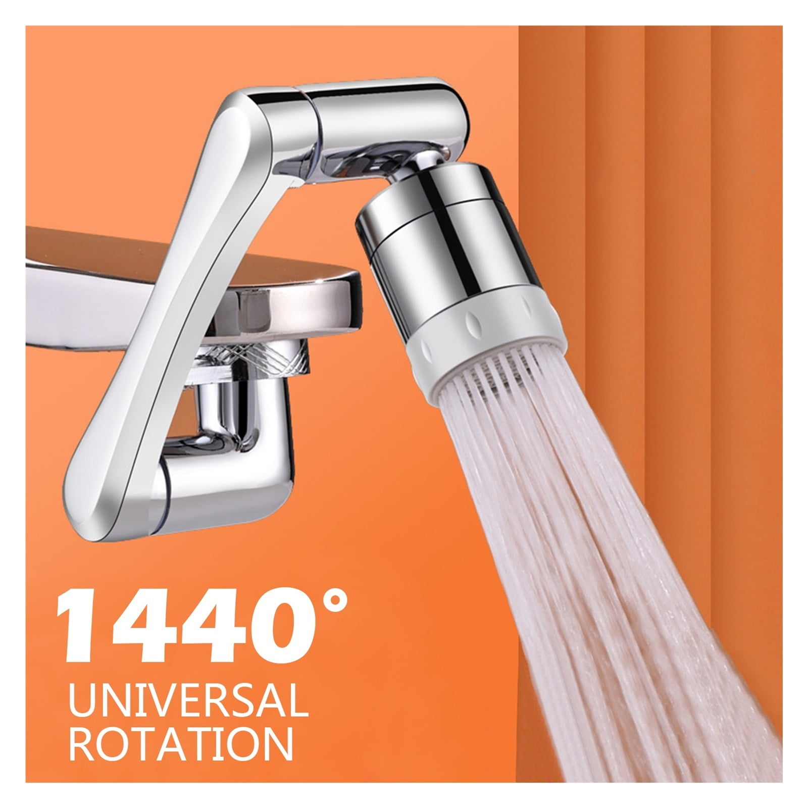1440° Universal Rotation Faucet Sprayer Head For Extension Faucets Aerator Bubbler Nozzle Kitchen Tap Washbasin Robot Arm
