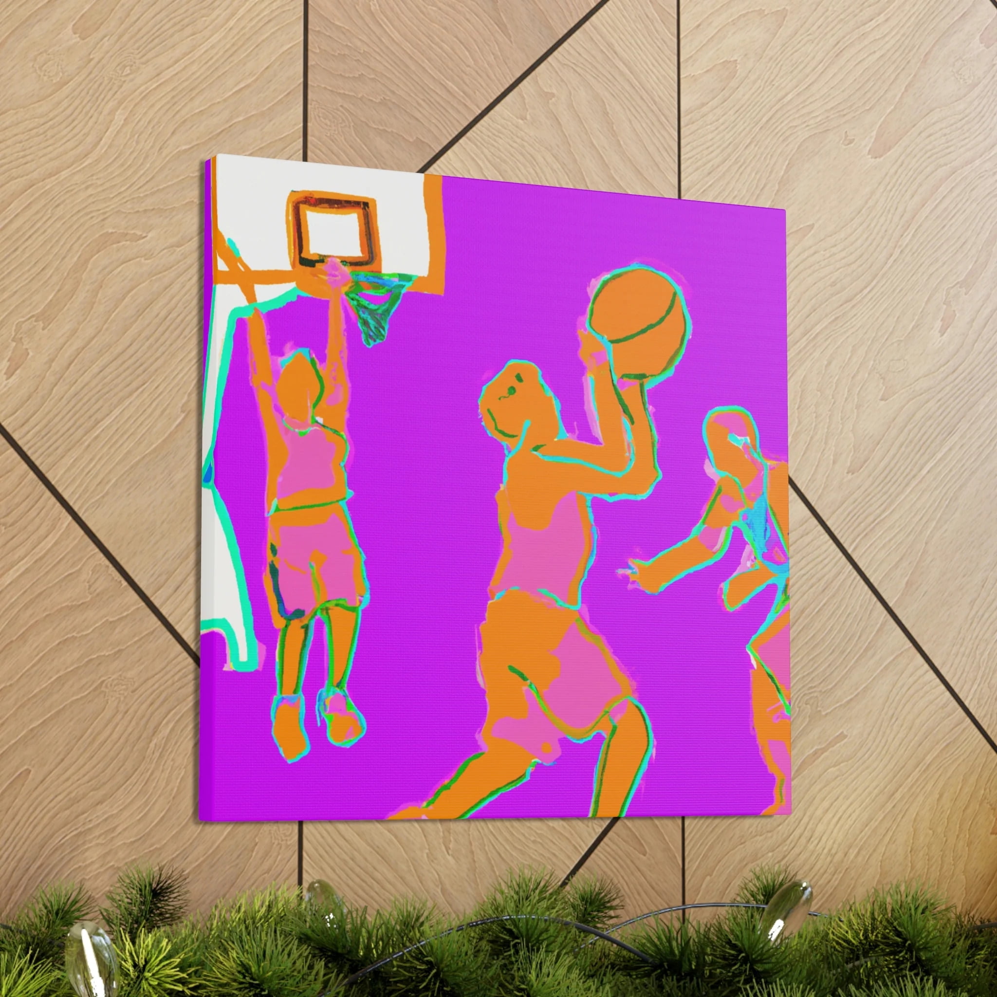 Basketball in Fauvism - Canvas
