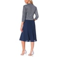 thumbnail image 3 of INSPIRE CHIC Dress Suit Sets for Women's 2pcs Contrast A-Line Flowy Dresses Sequin Jacket, 3 of 5