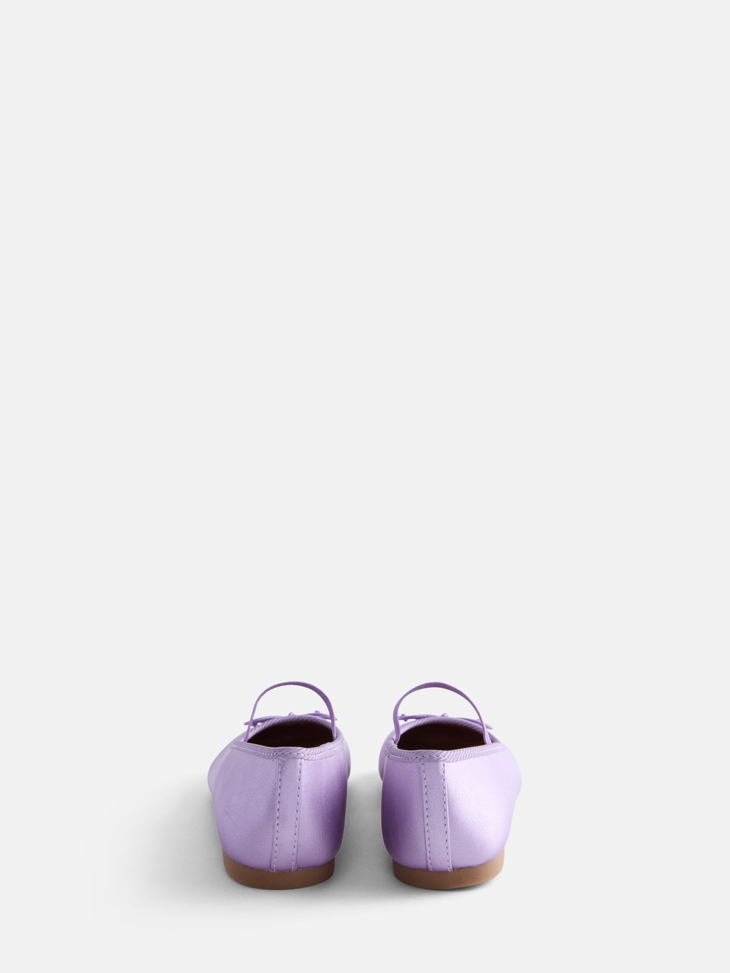 Wonder Nation Little and Big Girls Bow Ballet Dress Shoes
