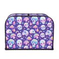 thumbnail image 2 of Daiia Skull mushroom colorful Pattern 4 slice Toaster Cover, Toaster Appliance Dust-proof Cover For Kitchen Small Appliance Dust Cover and Fingerprint Protection, 2 of 7