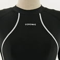 thumbnail image 5 of Women Two Piece Rash Guard Long Sleeve Swimsuits UV UPF 58+ Swim Shirt Bathing Two Piece Suit,, 5 of 6