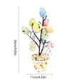 thumbnail image 3 of Ovzne Easter Decoration Artificial Oval Tree Desktop Easter Oval Tree Decoration Desktop Oval Bonsai Decoration On Clearance, 3 of 6